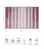 Mouve Polyester 32X20 Inches Anti-Skid  Bath Mat
