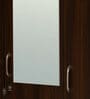 Mozart 3 Door Wardrobe in Walnut Finish with Mirror