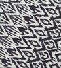 Mozart Fabric Seating Stool In Provincial Teak Finish
