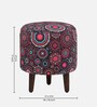 Mozart Velvet Seating Stool