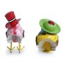 Mr. And Mrs. Sparrow Handpainteds In Metal (Set Of 2) Garden Figurine