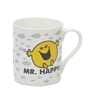Mr. Happy 330ml White & Yellow Ceramic (Set of 2) Coffee Mug