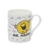 Mr. Happy 330ml White & Yellow Ceramic Coffee Mug