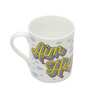 Mr. Happy 330ml White & Yellow Ceramic Coffee Mug