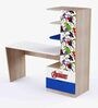 Mr Practical Avengers Kids Study Table in Oak Finish