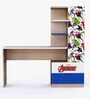 Mr Practical Avengers Kids Study Table in Oak Finish