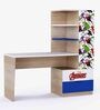 Mr Practical Avengers Kids Study Table in Oak Finish