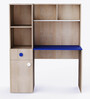 Mr Scholar Kids Study Table In Oak  & Blue Colour