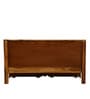 Mrigal Sheesham Wood King Size Bed With Drawer Storage In Rustic Teak Finish