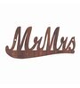 Mrmrs Walnut Finish Mdf Wall Hanging With 5 Hooks Key Holder