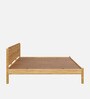 Mrudul Solid Wood King Size Bed In River Sand Finish