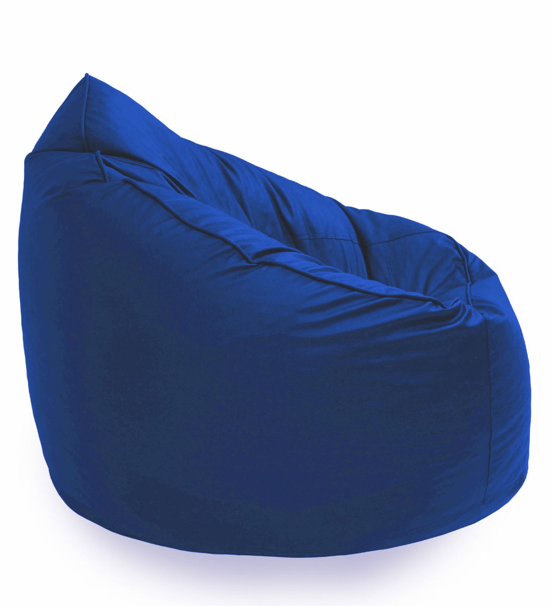 Buy Mudda XXXL Bean Bag with Beans in Royal Blue Colour by Sattva