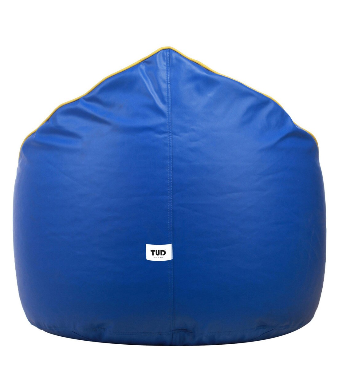 Buy Muddha XXXL Sofa Bean Bag Cover in Royal Blue Colour With Yellow