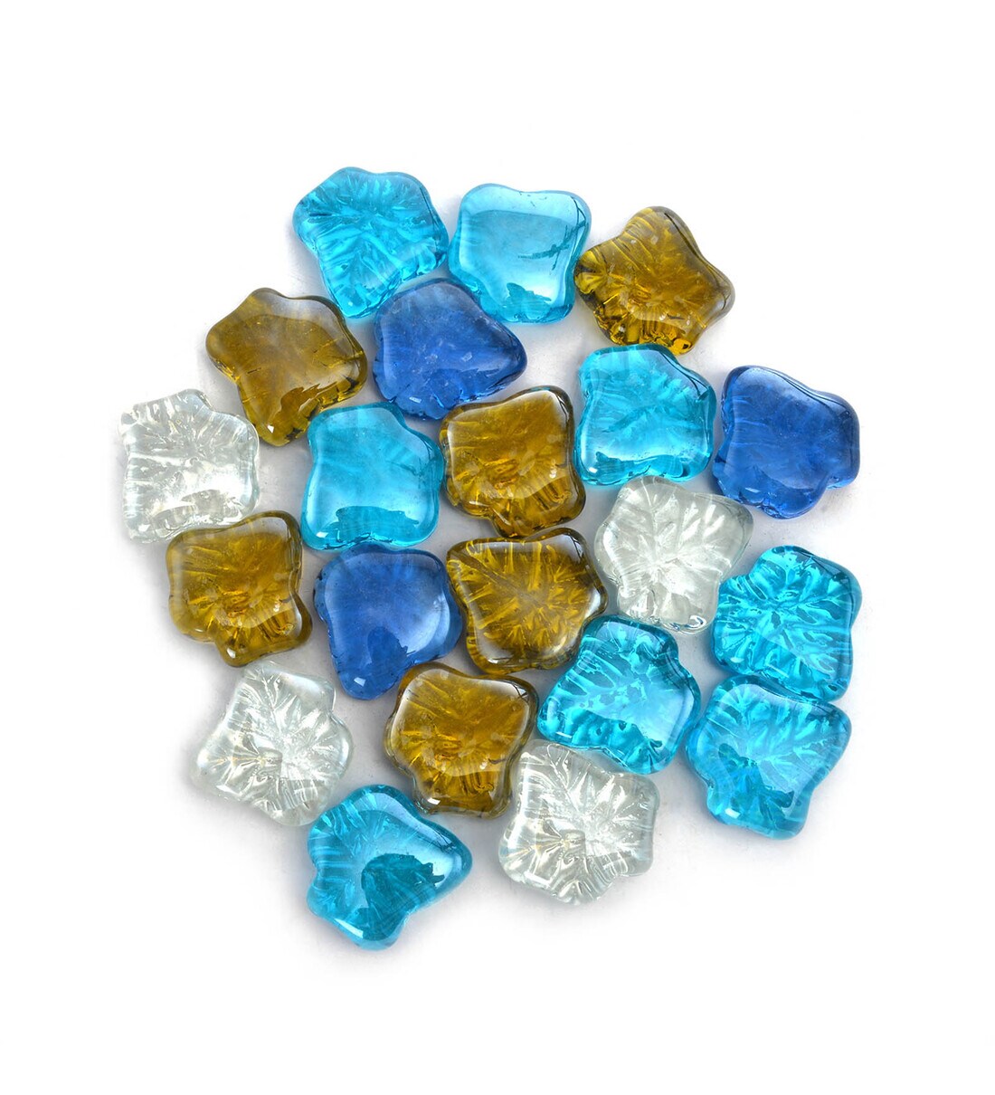 Crystal Decorative Glass Rocks Shelly Lighting