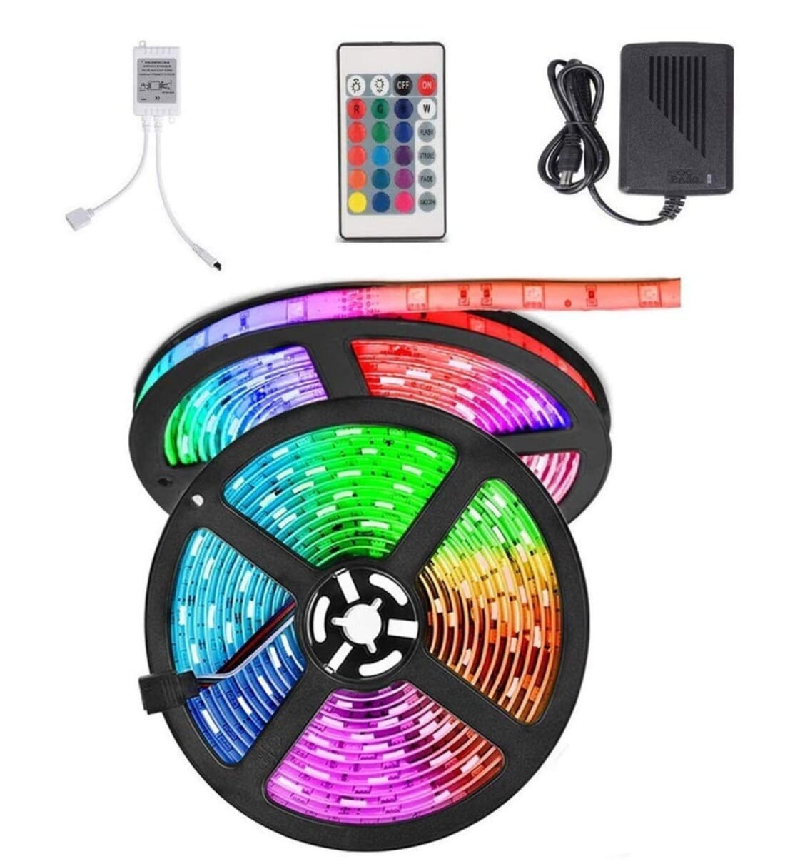 Buy Multicolour 4 Mtrs (150 LEDs) (with Remote) Direct Plug-in LED Strip  Light at 10% OFF by Mansaa