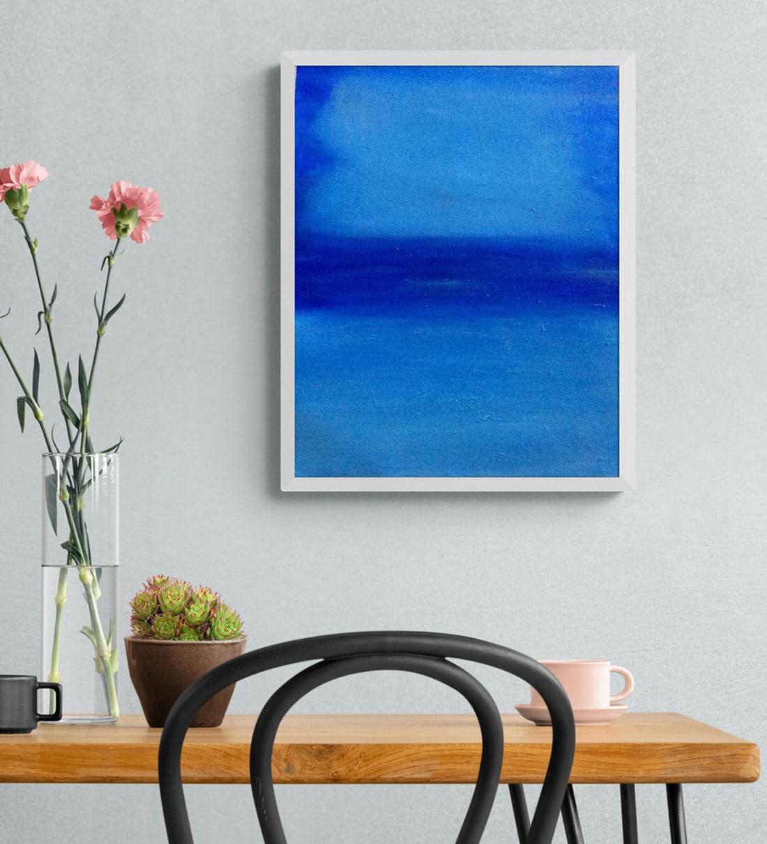 Buy Calm & Quiet Handmade Acrylic On Unframed Canvas Painting at 20