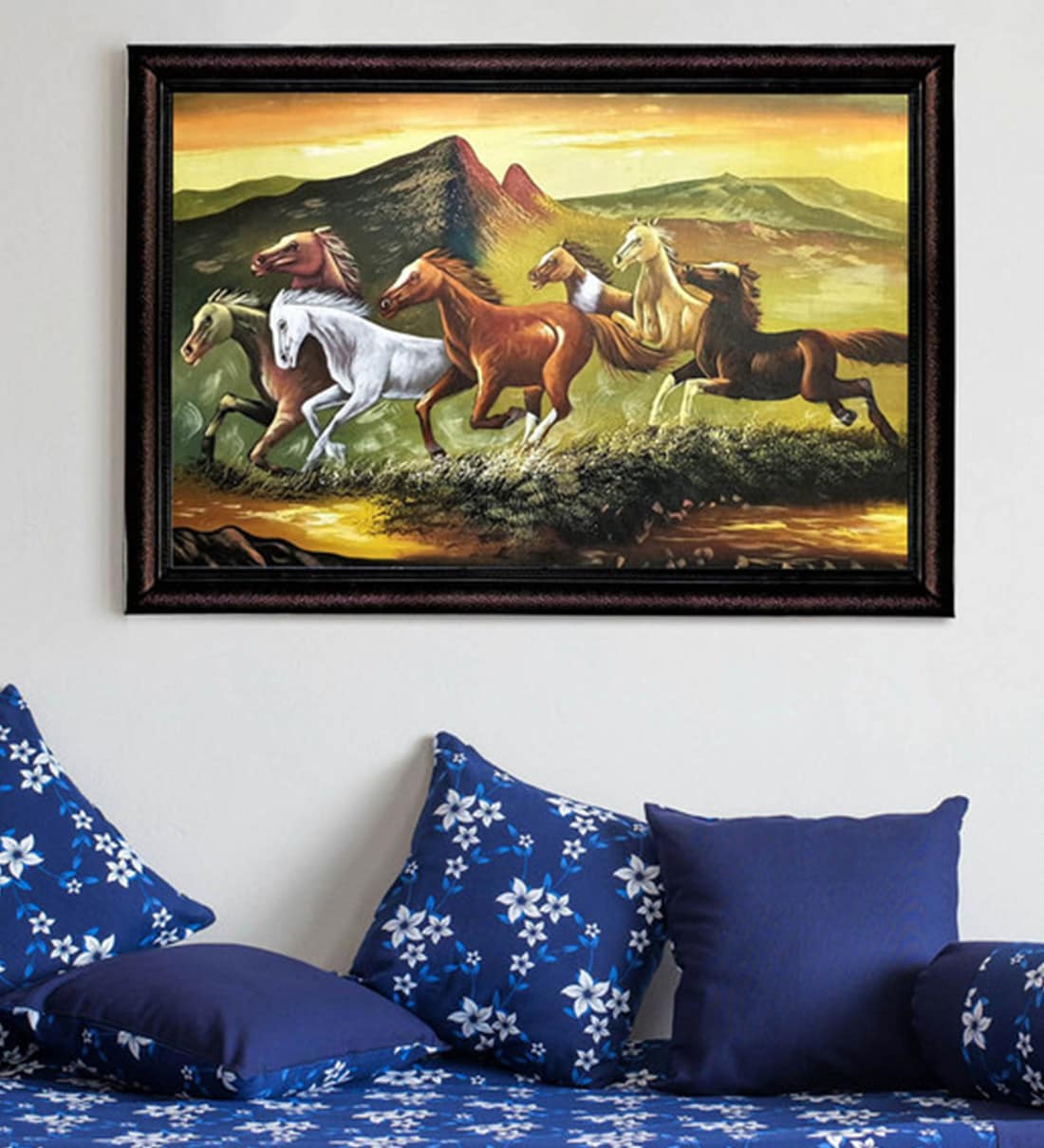 running horses pictures as per vastu