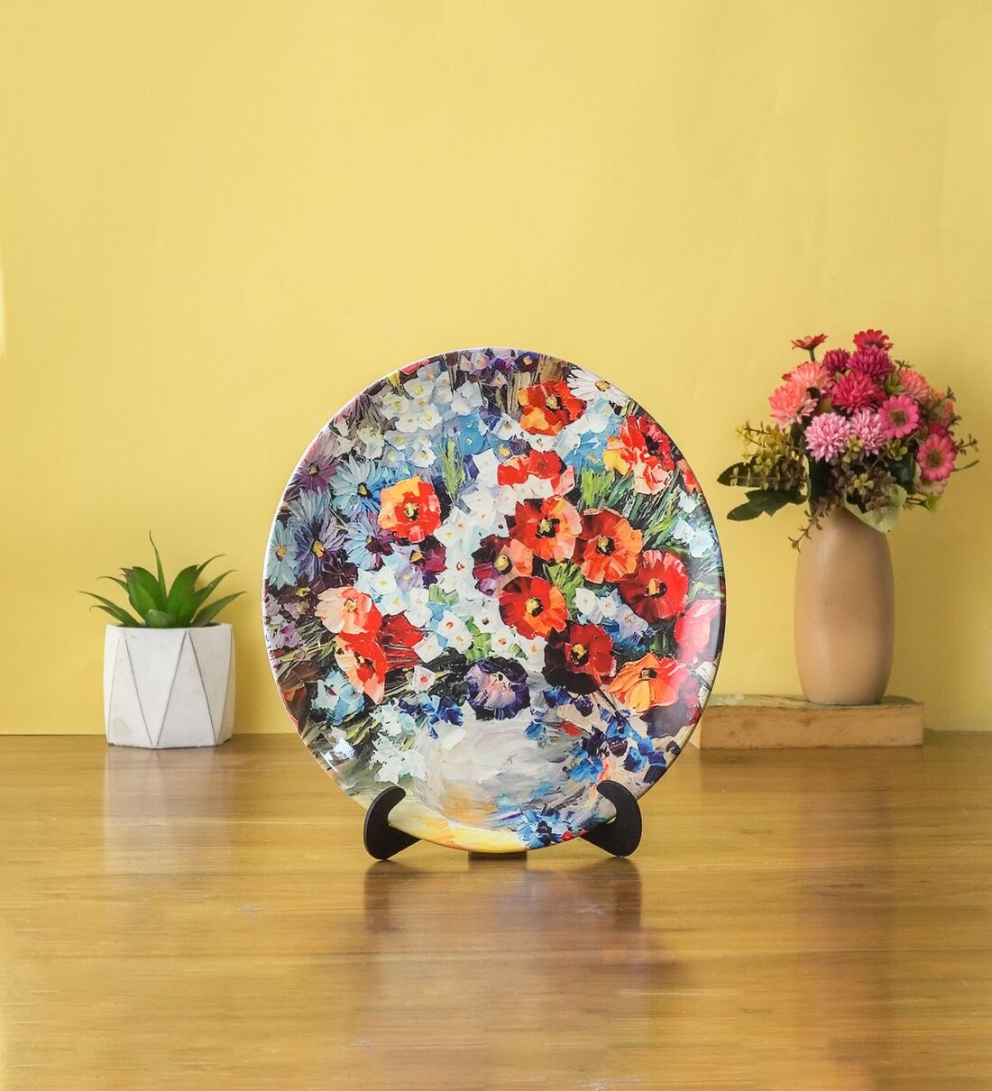 Buy Multicolour Ceramic Decorative Wall Plate by The Decor Mart at 40 OFF by The Decor Mart