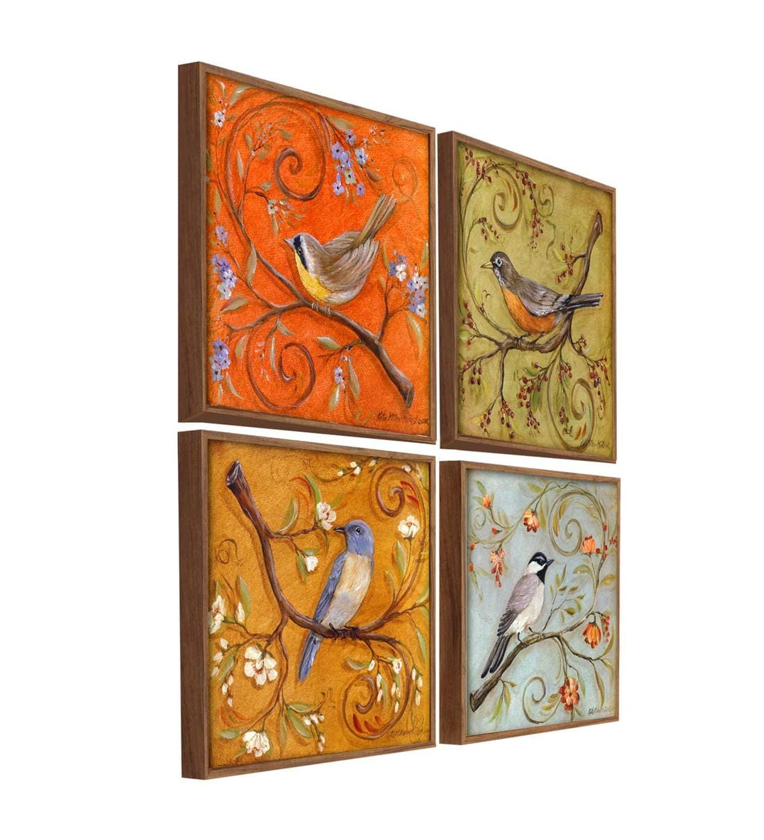 Buy Wildlife Canvas Cotton Canvas Framed Art Print By Art Street Online