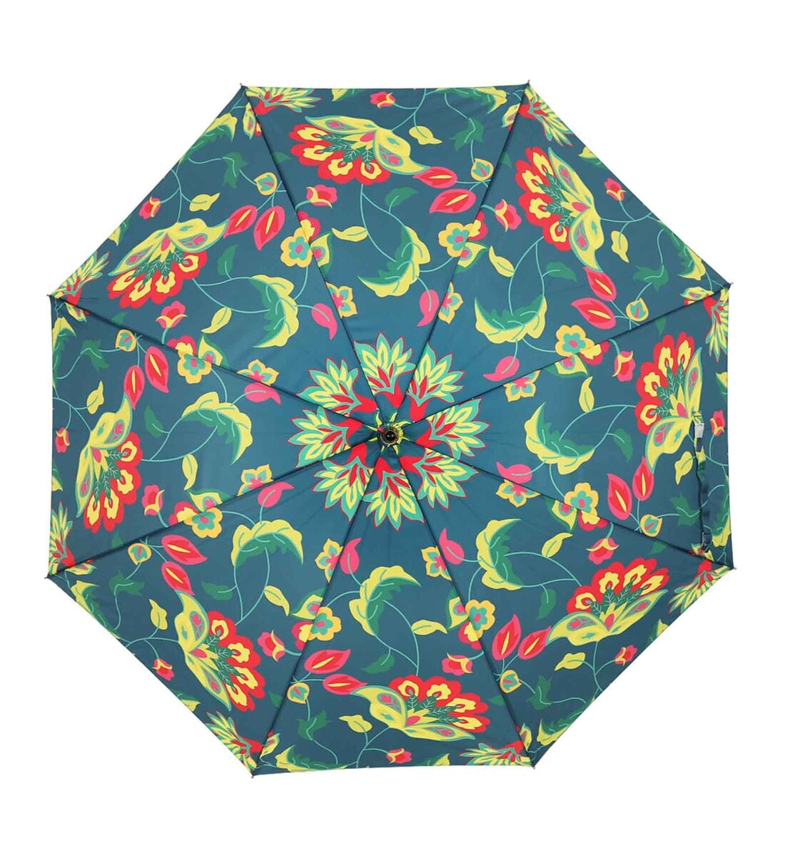 Buy Multicolour Cyanic Pop Burst Long Umbrella Pongee 1 Fold by India ...