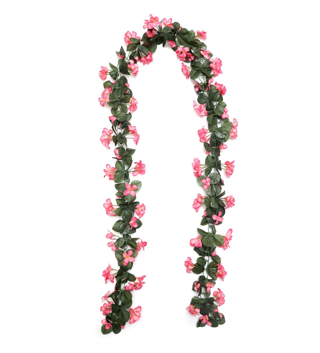 Buy Pink Fabric Decorative Artificial Hanging Butterfly Orchid Flower