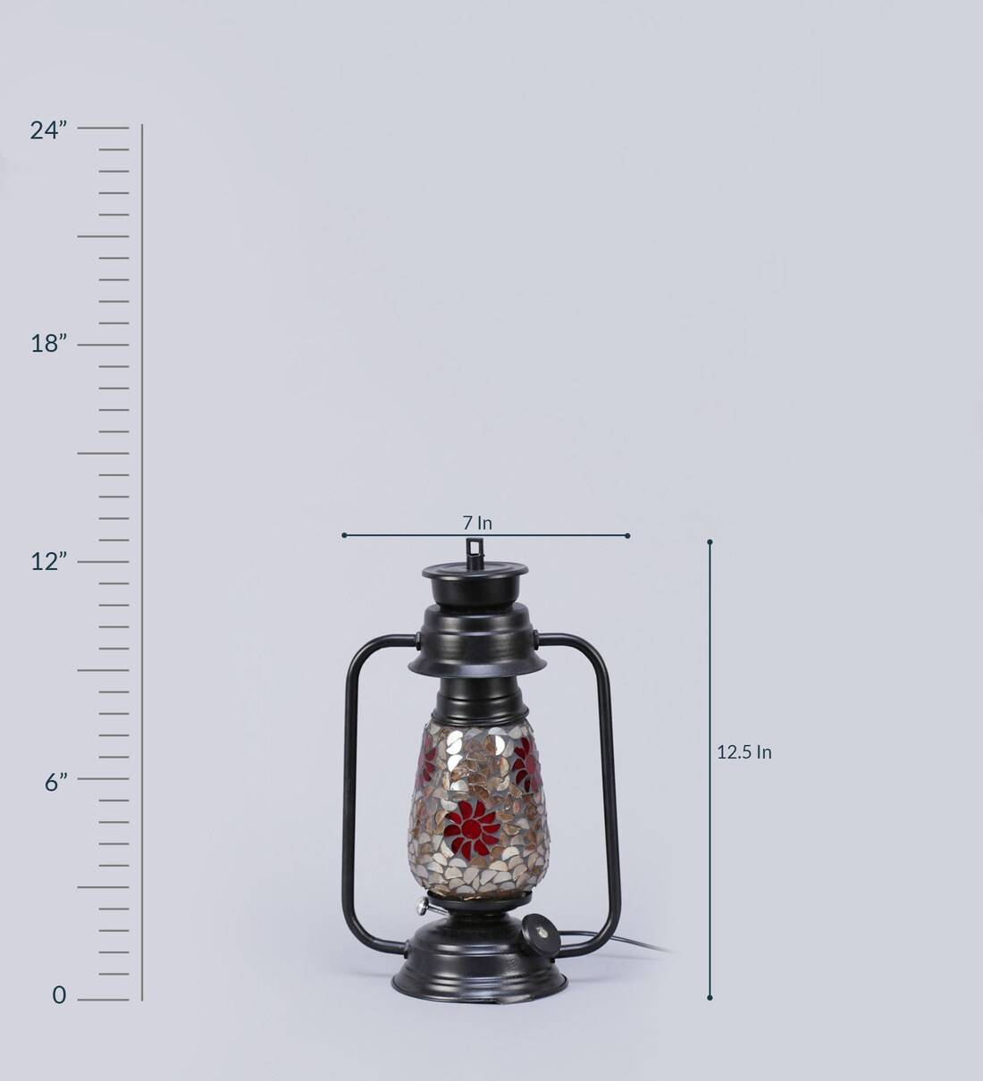 Buy Multicolour Glass Table Lamp by New Era Online Table Lanterns Table Lamps Lamps and