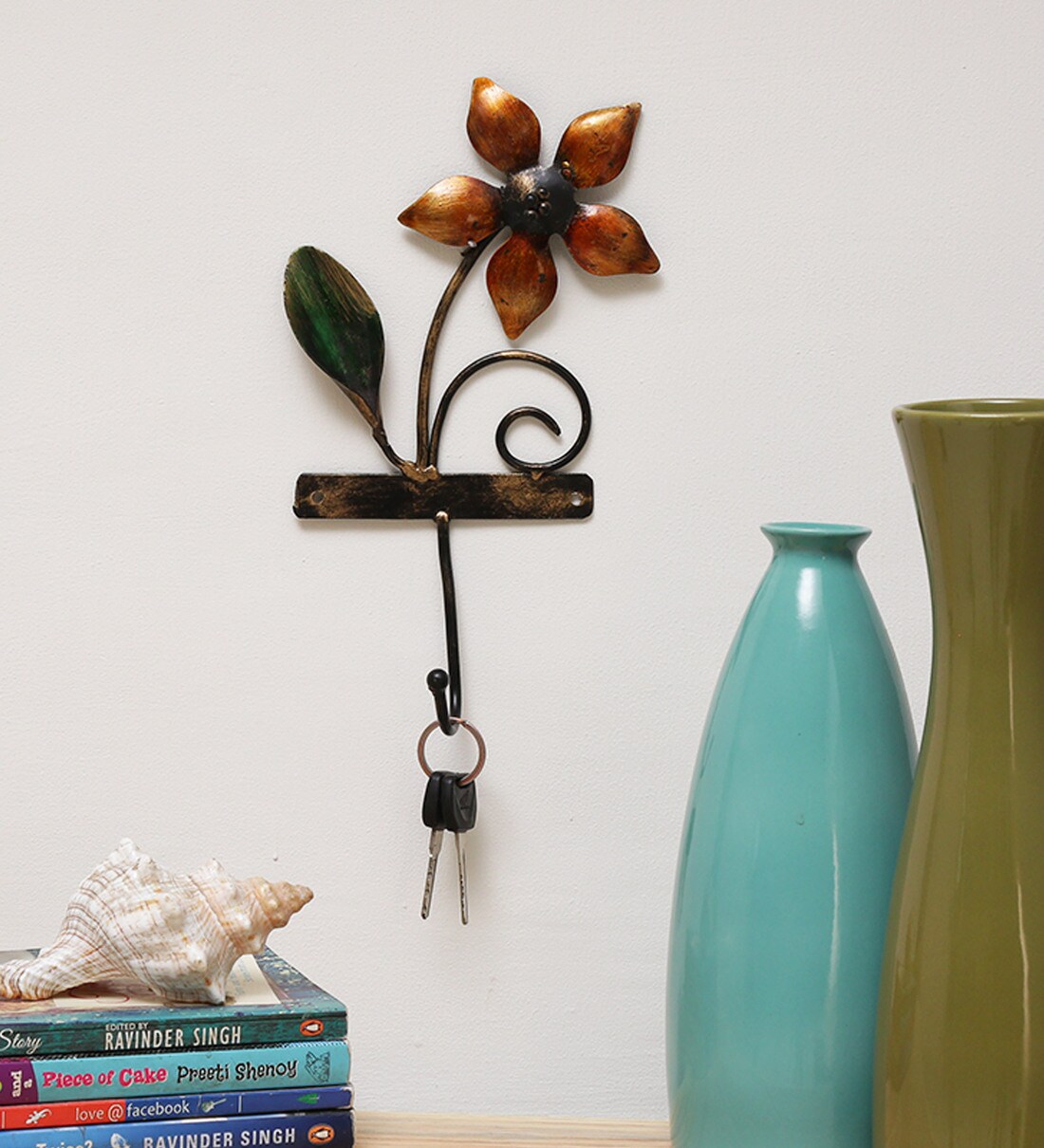 Buy Multicolour Wrought Iron Flower Hook Wall Art By Accurate Art at 13 OFF by Accurate Pepperfry