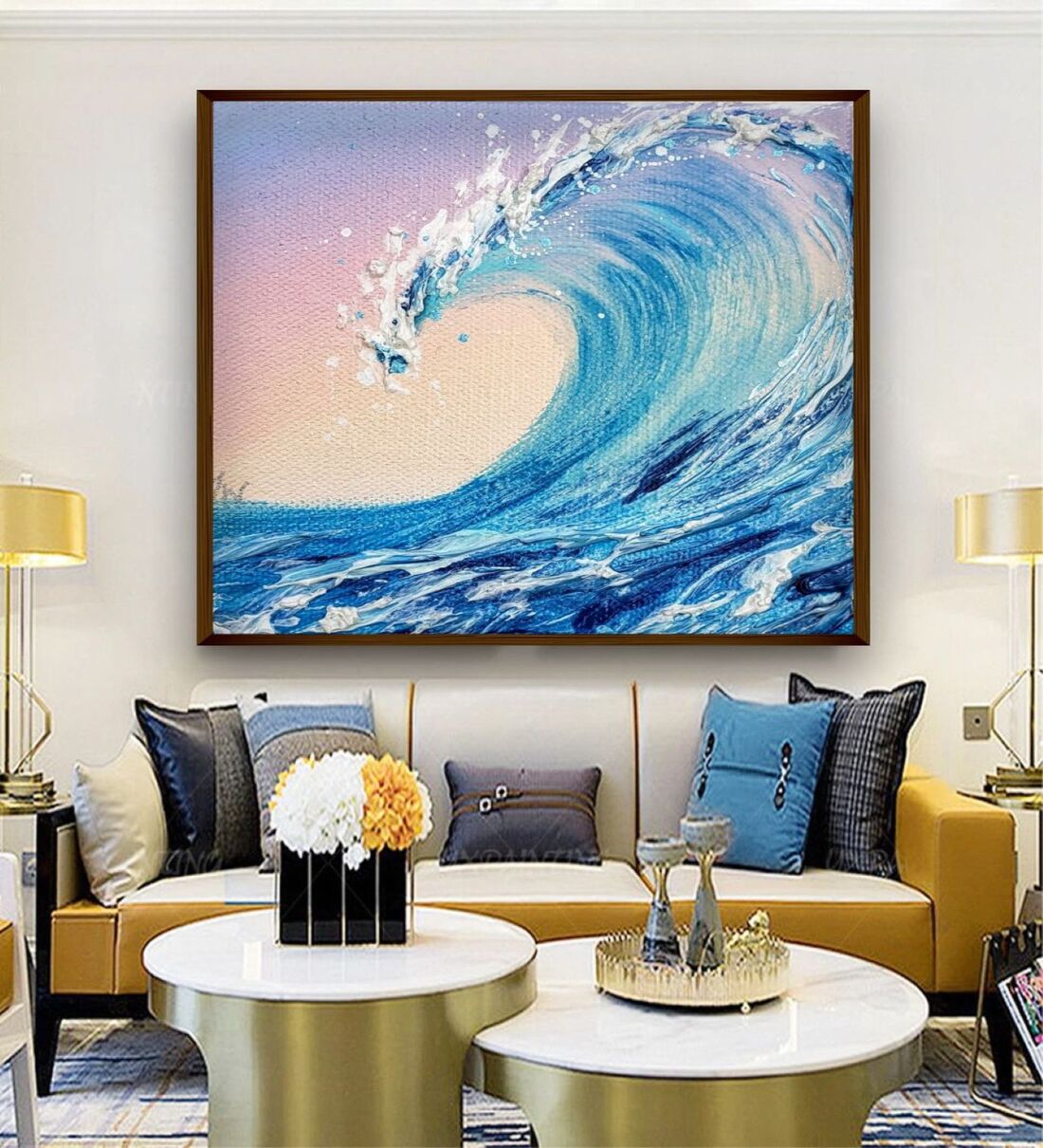 Buy Article Designs Multicolor Canvas Framed Landscape Art Print at 71