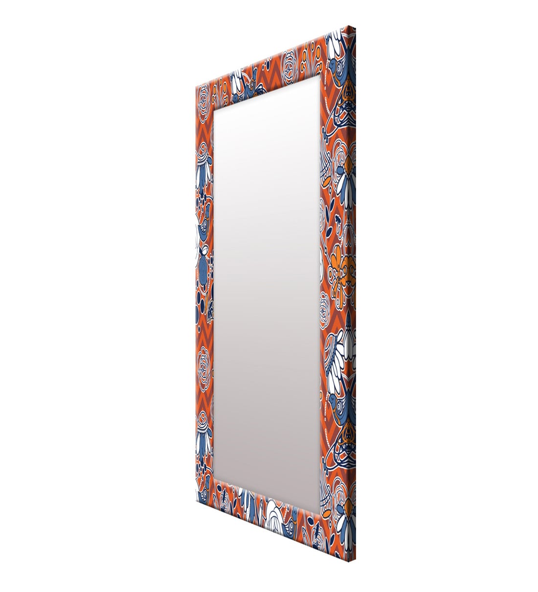 Buy Engineered Wood Full Length Mirror in Blue colour by 999Store Online Full Length Mirrors