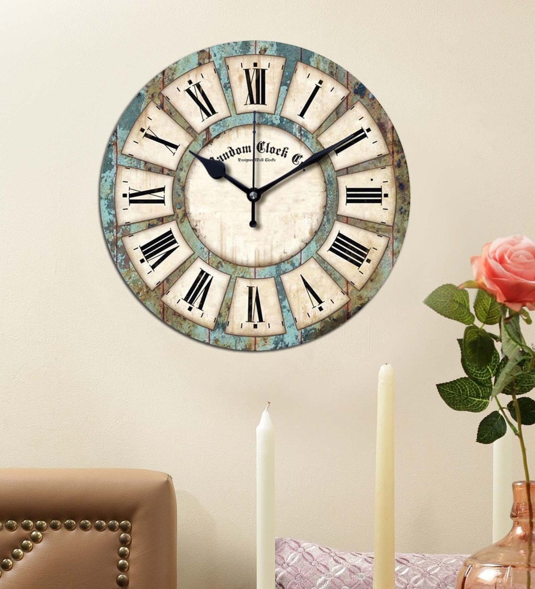 Buy Multicolor Engineered Wood Analog Rough & Tough Wall Clock at 10% ...