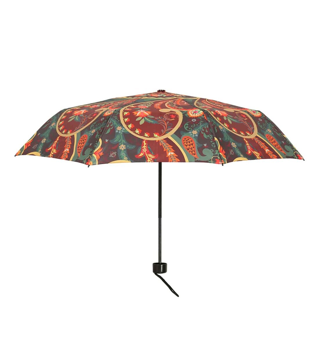 Buy Multicolour Paisley Romance 3 fold Umbrella Pongee 3 Fold by India