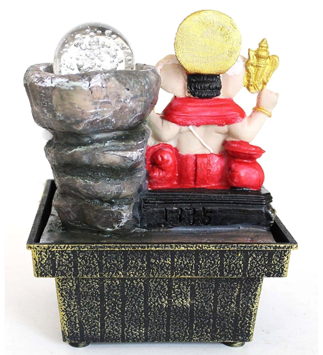Buy Multicolour Polyresin Ganesha Ganpati Statue Indoor Water Fountain
