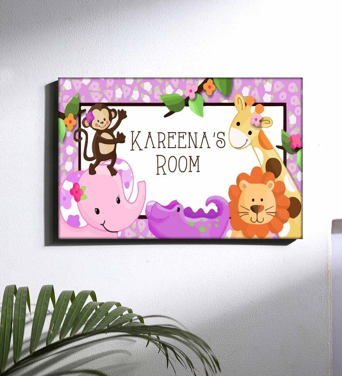 Buy Multicolour Pvc Personalized Kids Baby Room Name Plate By Nutcase Online Name Plates Name Plates Home Decor Pepperfry Product