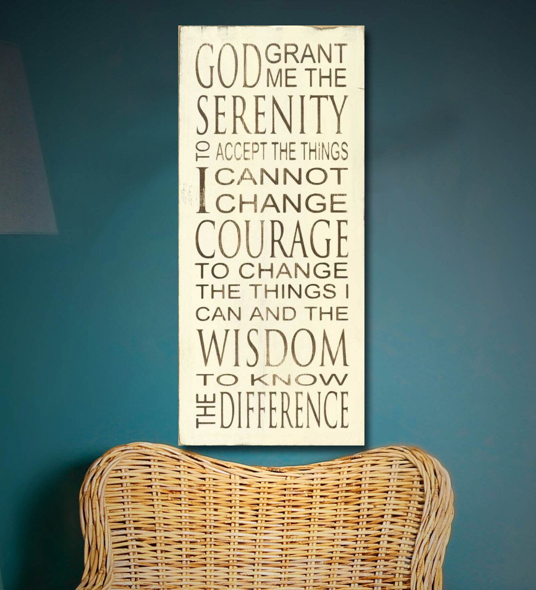 Buy Multicolour Wood Canvas Serenity Prayer Fine Art Wall Decor 12x27 Inch By Sayitwithart Online Abstract Art Prints Art Prints Home Decor Pepperfry Product