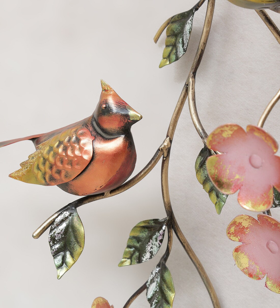 Buy Wrought Iron Hanging Birds In Multicolour Wall Art By The Shining