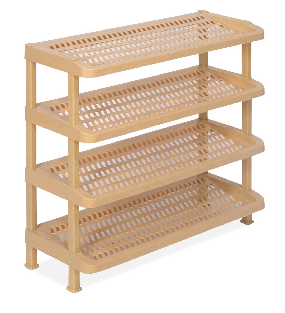 Buy Shoe Rack in Marble Beige Colour By Nilkamal Online Open Shoe