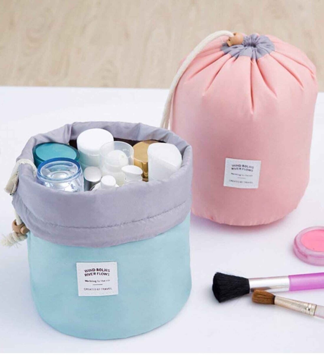 Buy Multipurpose Travel Cosmetic Drawstring Bag Assorted at 44