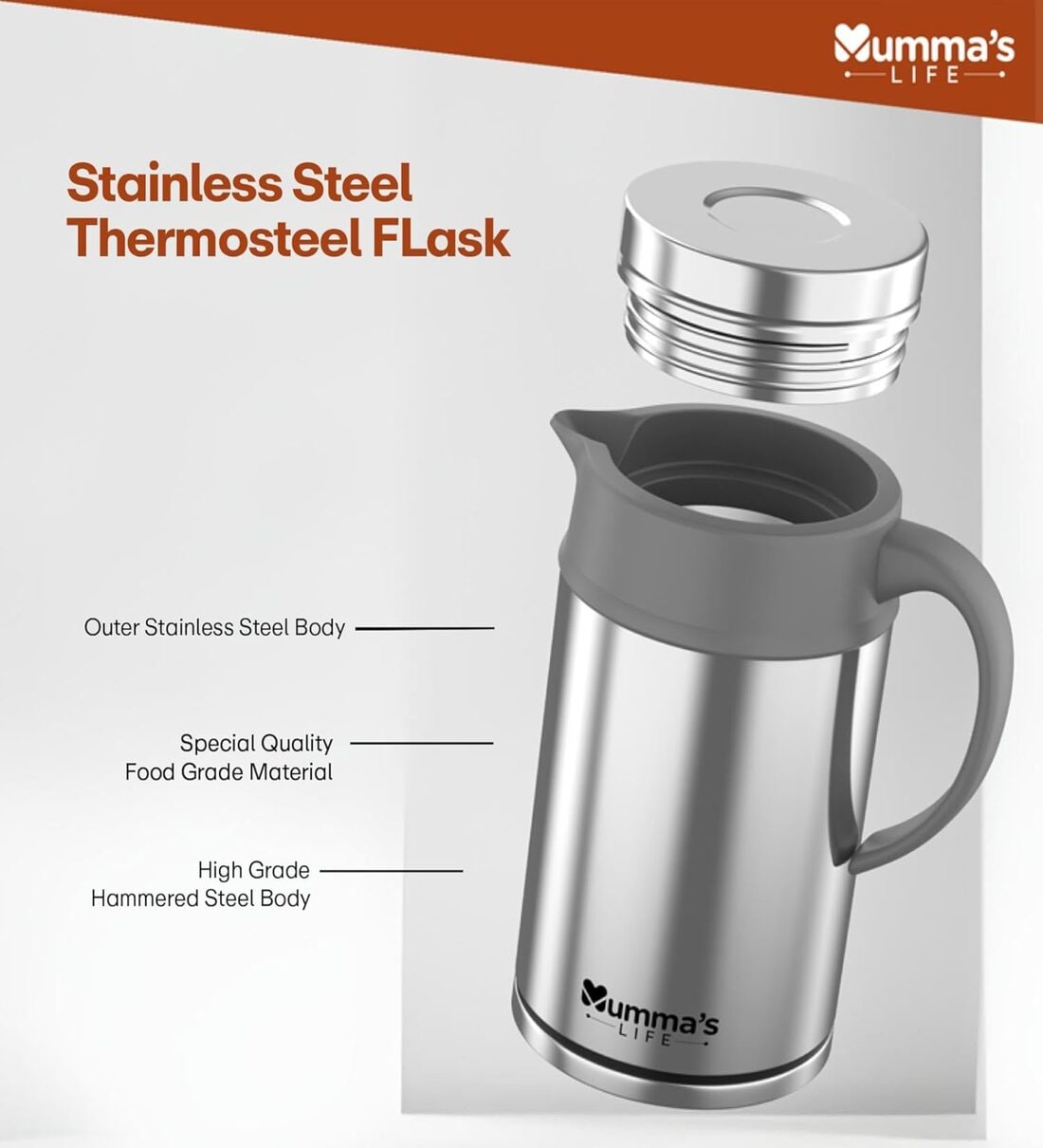 Buy Insulated Steel Flask Insulated Tea Pot Kettle Thermos Water