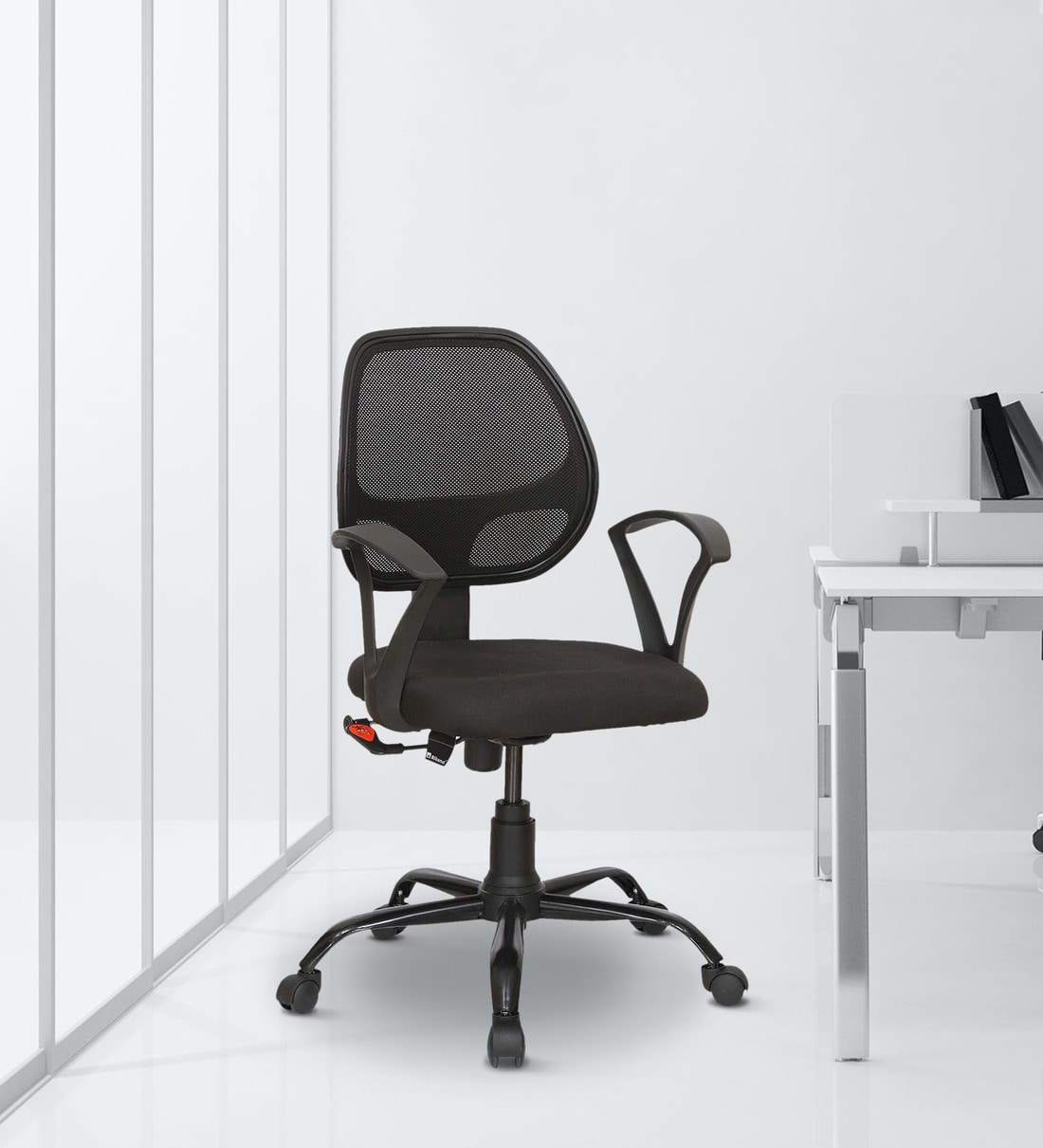 nilkamal mustang mid back mesh chair