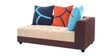 MuliStyle 7 Seater RHS Sofa Set in Beige & Brown Colour