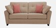 Murdock Fabric 2 Seater Sofa in Beige Colour