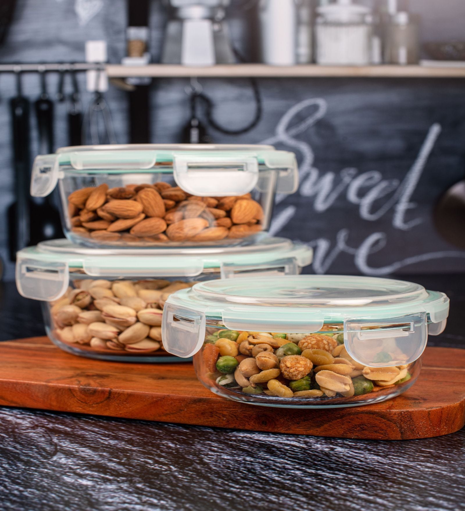 Versatile Bone China Storage Container (Set of 3)