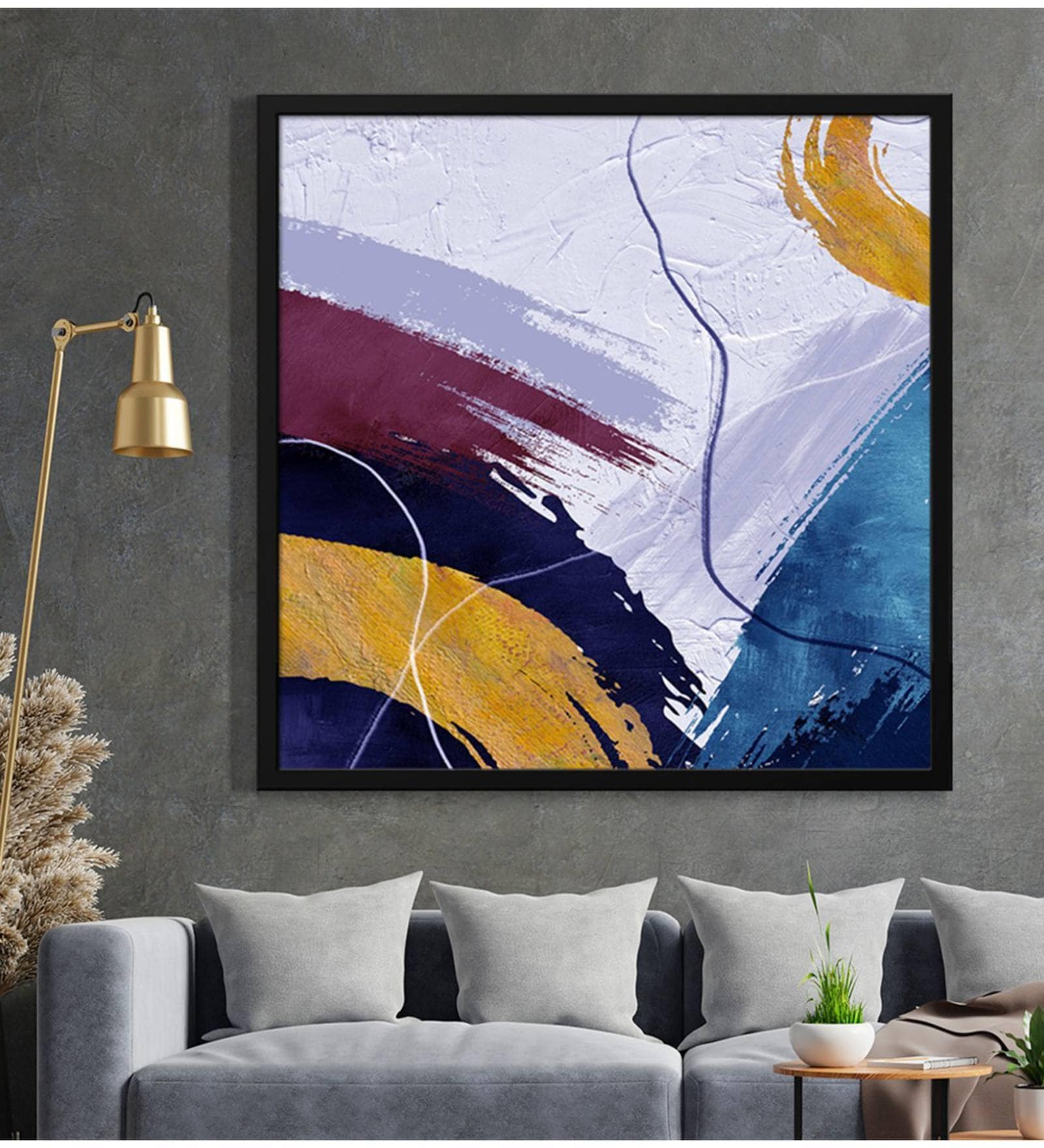 Multi Color Art Modern Canvas Art Prints