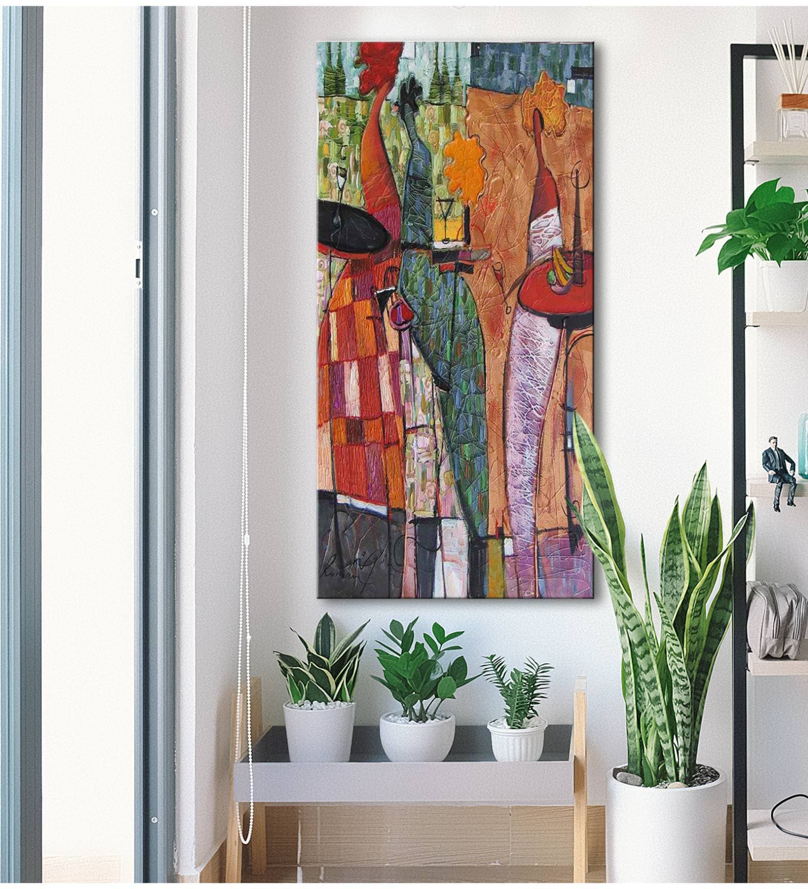 Multi Color Modern Art Canvas Art Prints