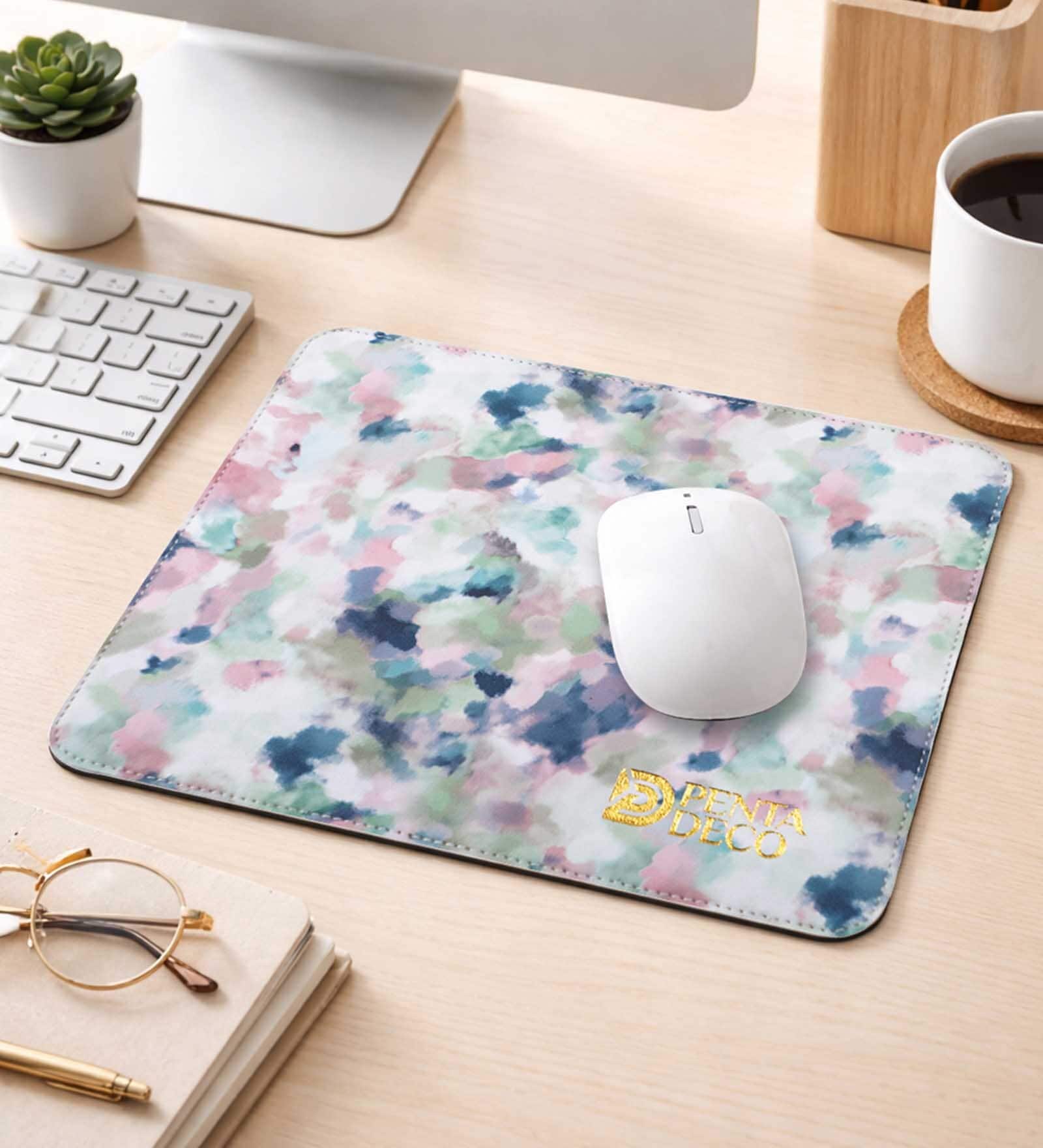 Multi-colour Shade Leather Rectangle Mousepad