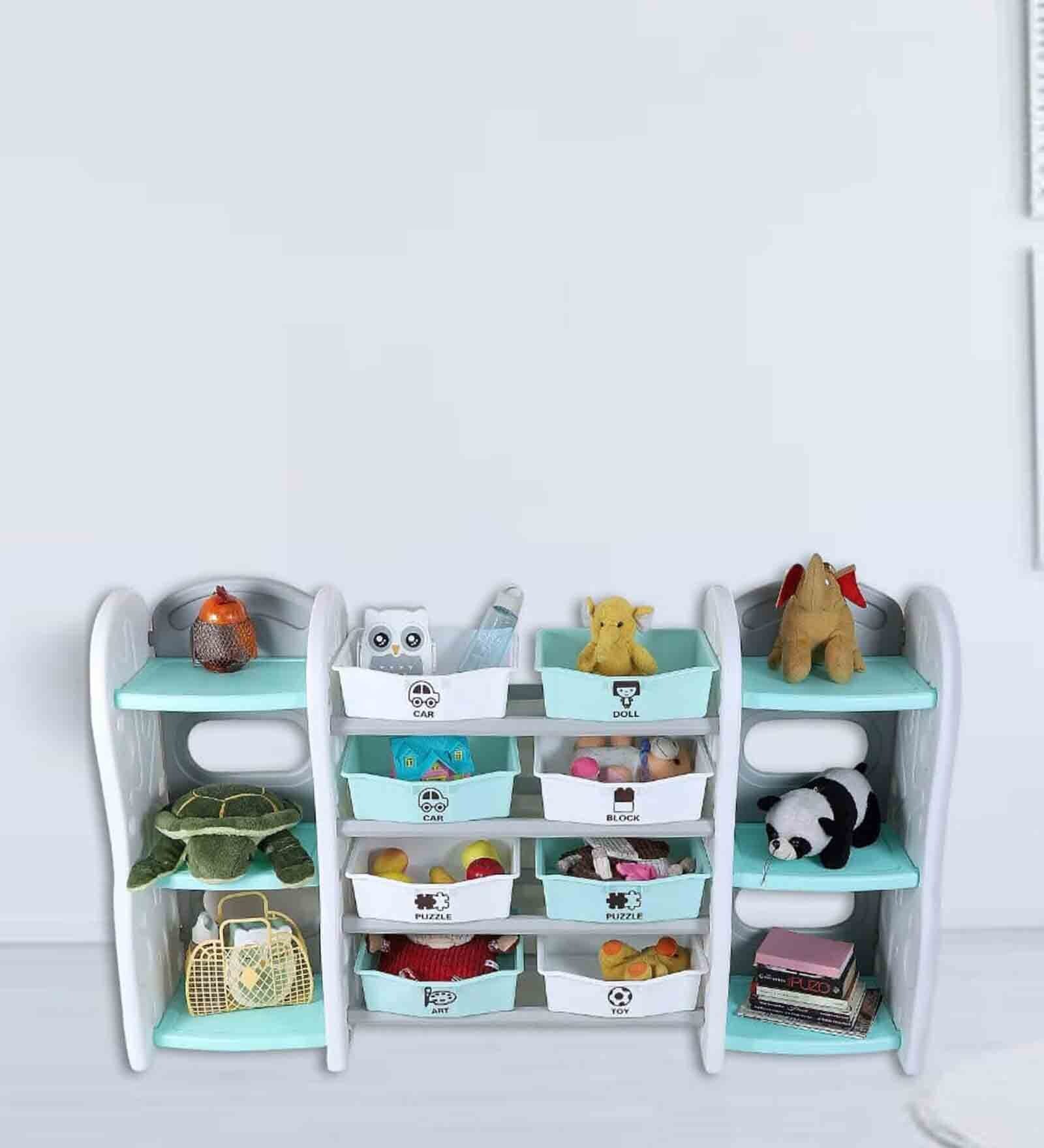 Honeydew Plastic Toy Organizer in Green Colour
