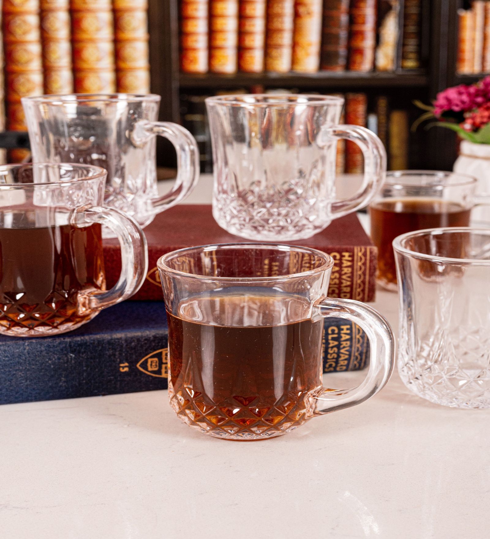 Glamorous Porcelain Coffee Mug (Set of 4)