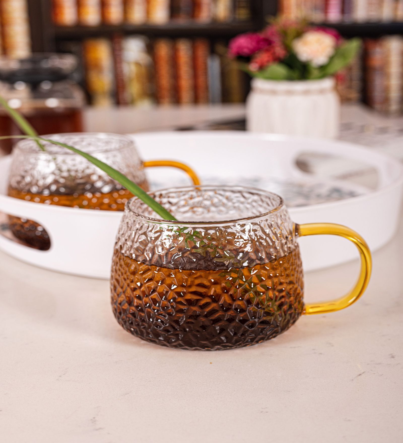 Glamorous Porcelain Coffee Mug (Set of 2)