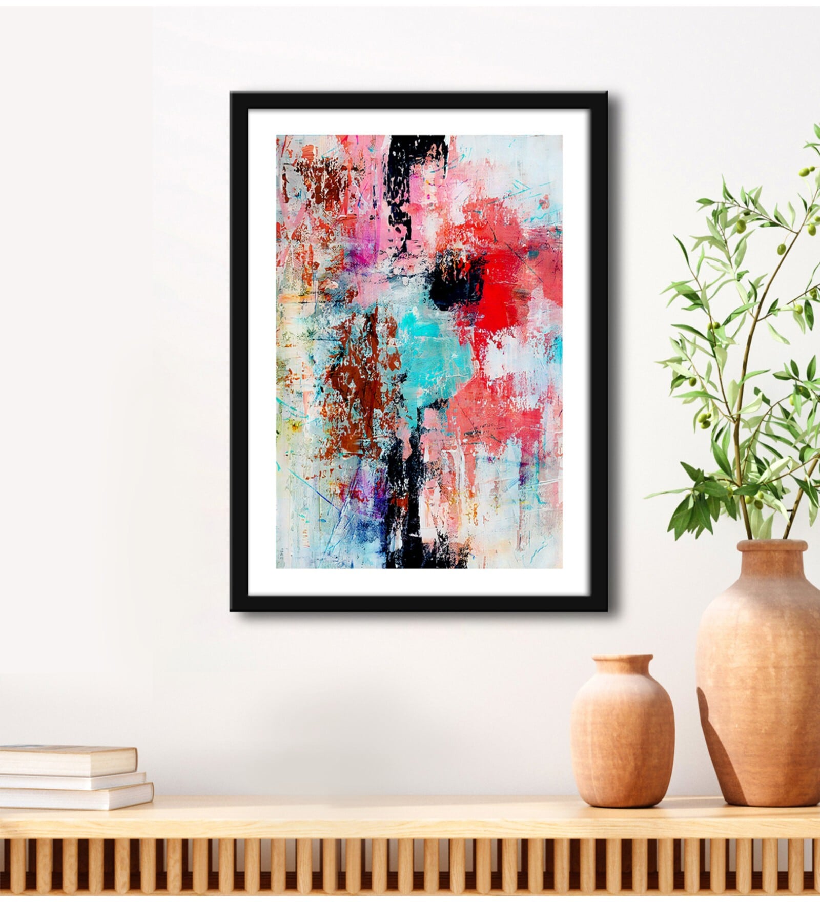 Modern Multicolour Vinyl Painting