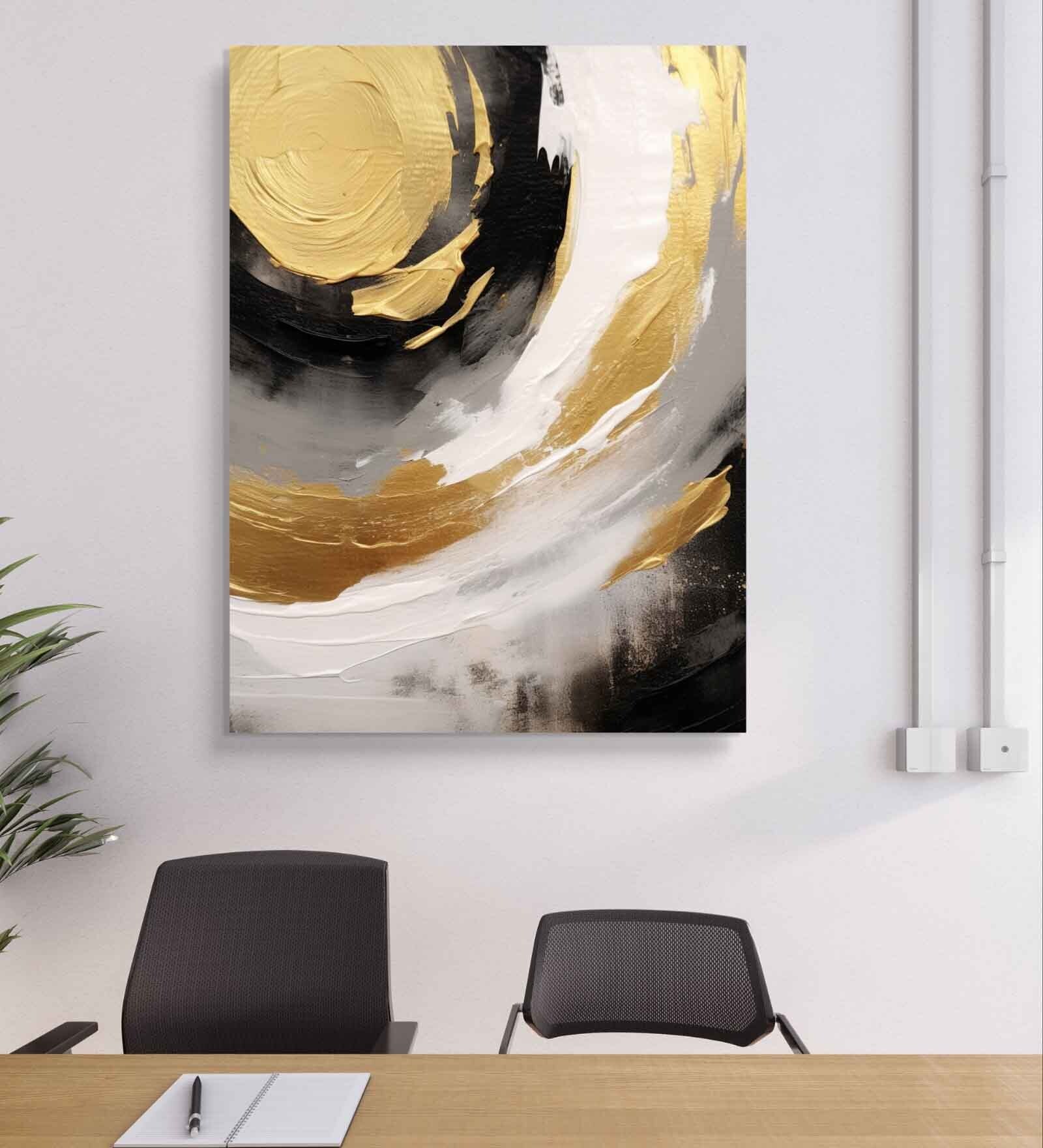 Multicolor  Acrylic Metal Abstract Gallery  Portrait Painting